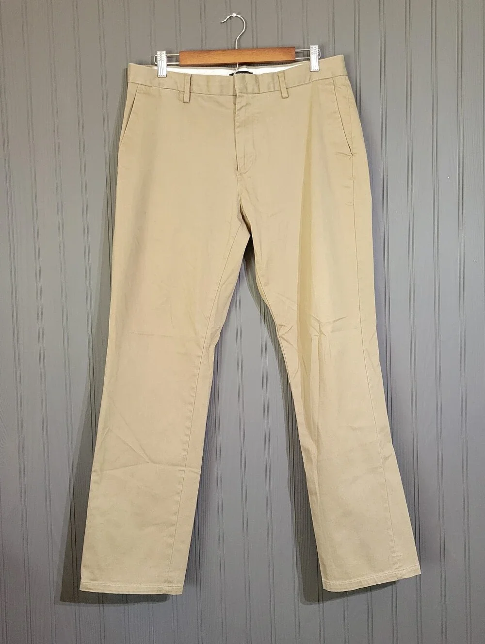 Banana Republic Emerson Chino Pants Tailoring Performance Khaki Men's 34x32